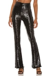 COMMANDO SEQUIN FLARED LEGGING,CMAN-WP36