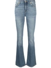 7 FOR ALL MANKIND FADED BOOTCUT JEANS