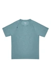 Rhone Reign Performance T-shirt In Mallard Green Heather