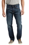 SILVER JEANS CO. EDDIE RELAXED FIT STRAIGHT LEG JEANS,M42995RAS454