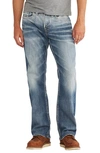 SILVER JEANS CO. CRAIG EASY FIT BOOTCUT STRETCH JEANS,M33610LDS260