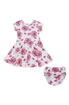 COCO MOON COCO MOON HIBISCUS DRESS & BLOOMERS SET,HIBISCUSINFANTTSD