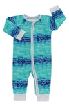 Coco Moon Nalu Waves Romper In Blue