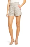 English Factory Floral-print Shorts W/ Pockets In Pink Multi
