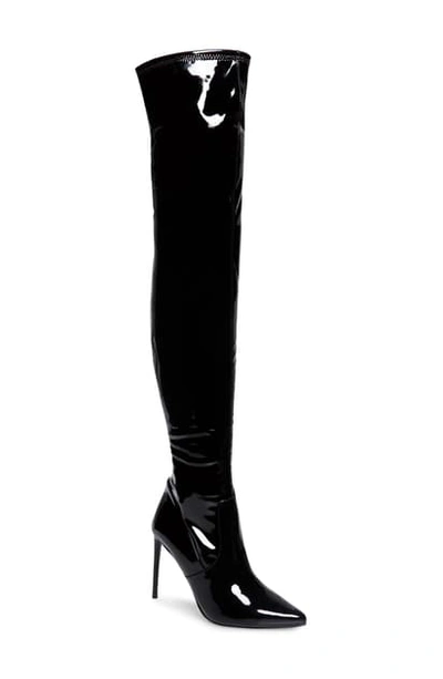 Steve Madden Viktory Over The Knee Boot In Cow Print