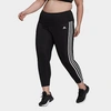 Adidas Originals Adidas Women's Originals Adicolor Classics 3-stripes Leggings (plus Size) In Black/white