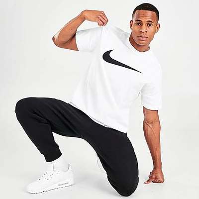 Nike Sportswear Men's Swoosh Short-sleeve Crewneck T-shirt In White
