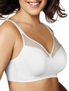 Playtex Women's 18 Hour Smoothing Minimizer Bra Us4697 In White