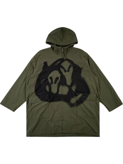 Supreme X Yohji Yamamoto Hooded Parka In Green