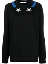 GIVENCHY STAR-EMBROIDERED SWEATSHIRT