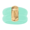 Aurelie Bidermann Katt Ring In Blue