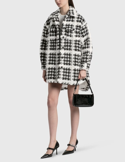 By Far Rachel Black Patent Leather Shoulder Bag In Black