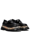 BURBERRY ALDWYCH LEATHER MARY JANE LOAFERS,P00523260