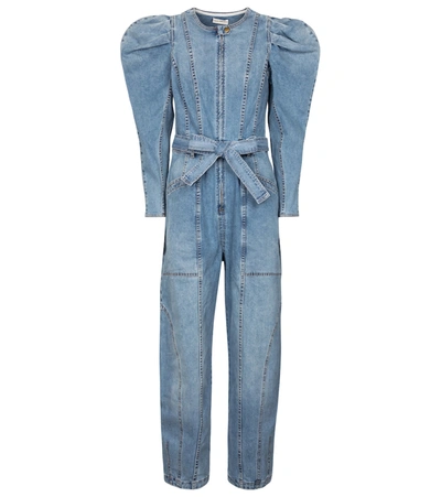 Ulla Johnson Pascale Denim Jumpsuit In Blue