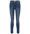 FRAME LE HIGH CROPPED SKINNY JEANS,P00535373