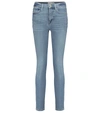 Frame Le High Skinny Ankle Jeans In Hidalgo Chew