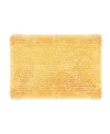 Laura Ashley Butter Chenille Bath Mat, 17" X 24" In Yellow