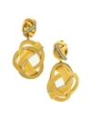 Silvia Furmanovich Women's Bamboo 18k Yellow Gold & Light Brown Diamond Woven Bamboo Drop Earrings