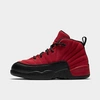 Nike Jordan Little Kids' Air Retro 12 Basketball Shoes In Varsity Red/black