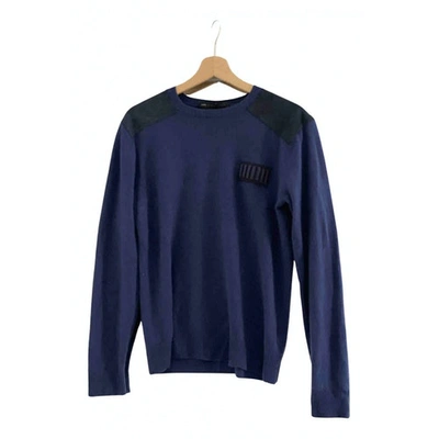 Pre-owned Marc By Marc Jacobs Cashmere Pull In Blue