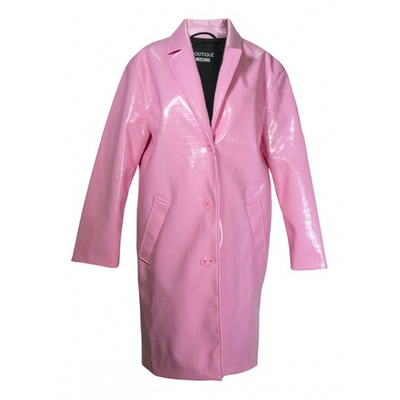 Pre-owned Moschino Pink Coat