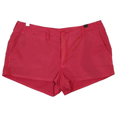 Pre-owned Fred Perry Red Cotton Shorts
