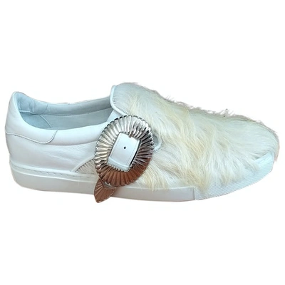 Pre-owned Toga White Leather Trainers