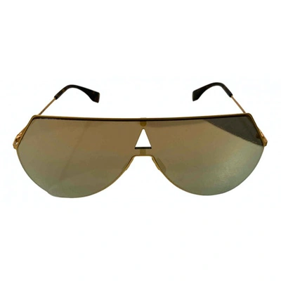 Pre-owned Fendi Gold Metal Sunglasses