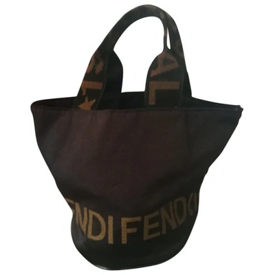 Pre-owned Fendi Satchel In Black