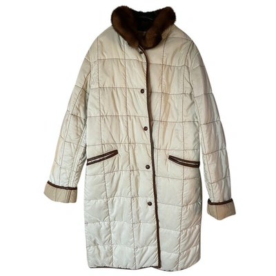 Pre-owned Fay Puffer In White