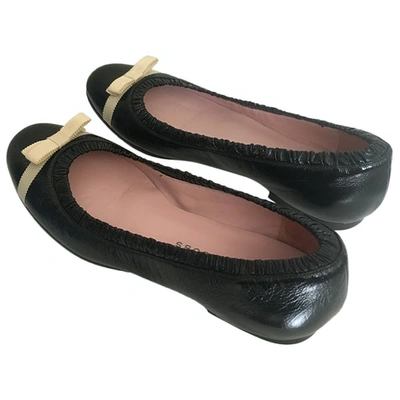 Pre-owned Marc Jacobs Black Patent Leather Ballet Flats