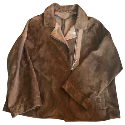 Pre-owned Akris Punto Jacket In Brown
