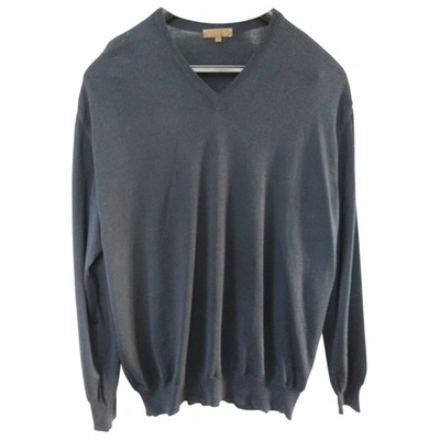 Pre-owned Loewe Blue Wool Knitwear & Sweatshirts