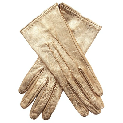 Pre-owned Ermanno Scervino Leather Gloves In Brown