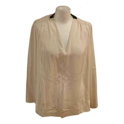 Pre-owned Iro Silk Blouse In White