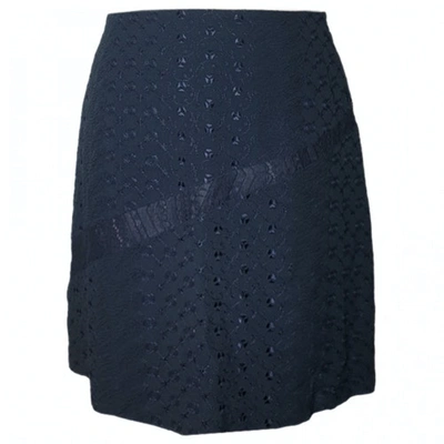 Pre-owned Christian Lacroix Skirt In Navy