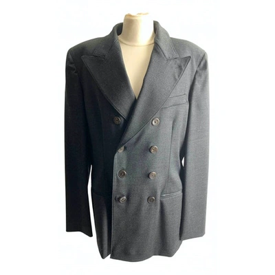 Pre-owned Jean Paul Gaultier Anthracite Wool Jacket