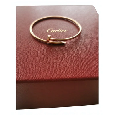 Pre-owned Cartier Juste Un Clou Pink Pink Gold Bracelet