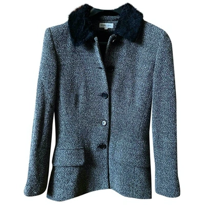 Pre-owned Gerard Darel Wool Jacket In Grey