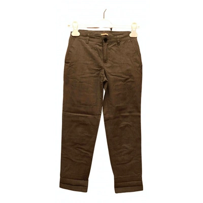 Pre-owned Paul Smith Chino Pants In Brown