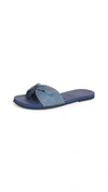 Havaianas Women's You St. Tropez Shine Flip Flops In Navy Blue