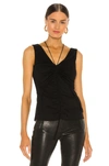 HELMUT LANG SCALA RUCHED TOP,HLNR-WS15