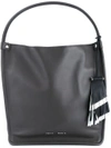 Proenza Schouler Black Shopper Medium Leather Tote Bag