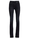 R13 Women's Alison Zip-cuff Skinny Jeans In Rayne Black