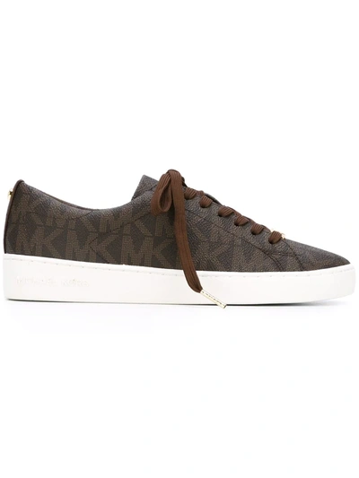 Michael Michael Kors 'keaton' Trainers In Brown