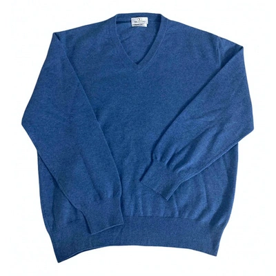 Pre-owned Valentino Cashmere Pull In Blue