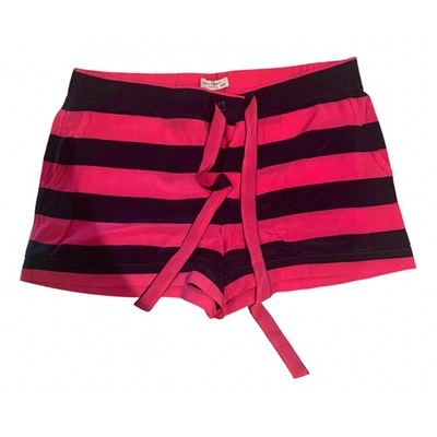 Pre-owned Equipment Silk Mini Short In Pink