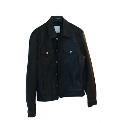 Pre-owned Sandro Black Leather Jacket