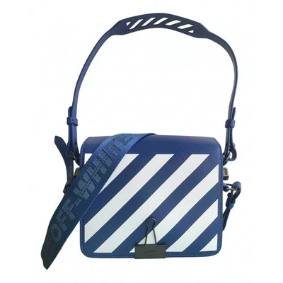 Pre-owned Off-white Binder Leather Handbag In Multicolour