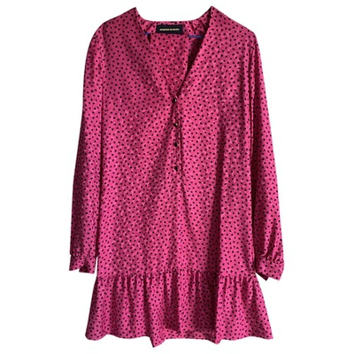 Pre-owned Vanessa Seward Silk Mini Dress In Pink